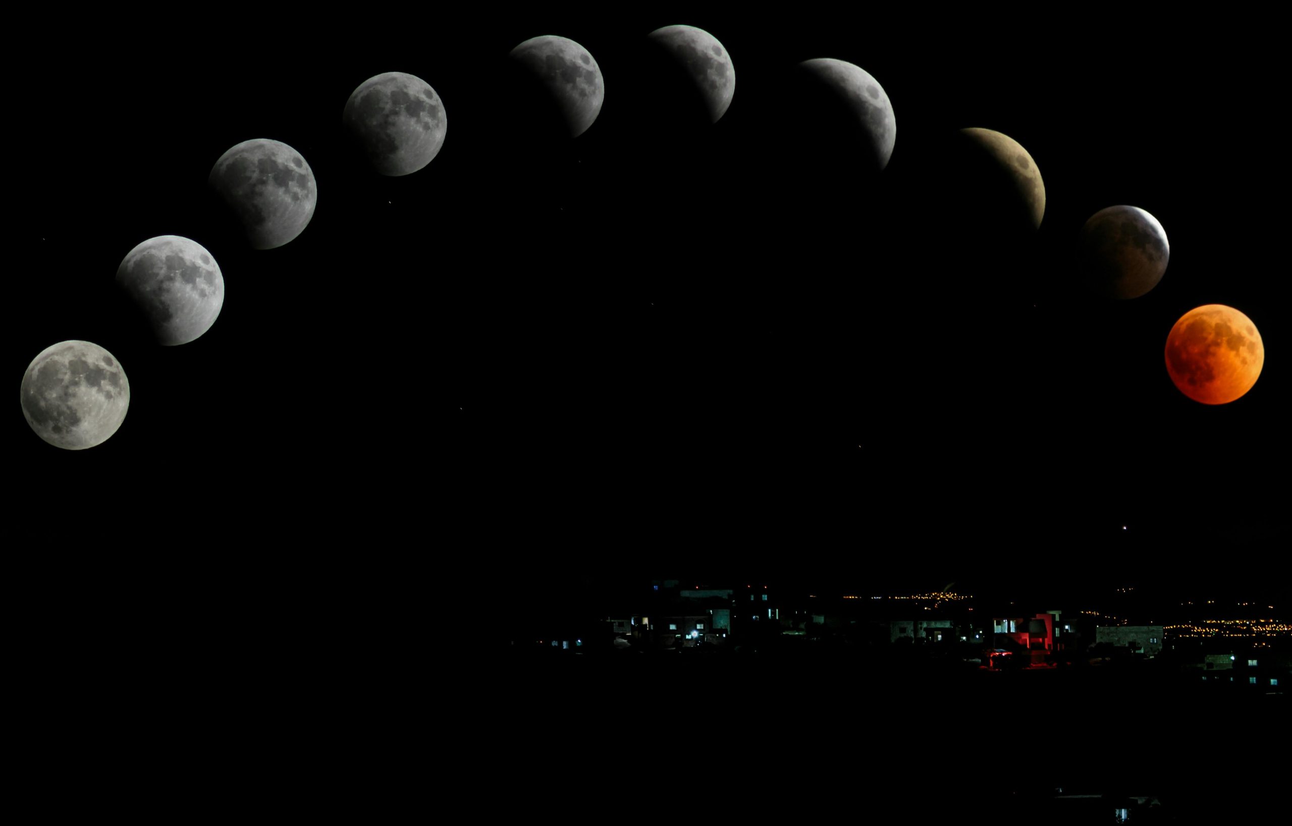 Timelapse Photography of Moon
